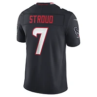 Maillot Nike C.J. Stroud bleu marine Houston Texans Vapor F.U.S.E. édition limitée cousue pour homme