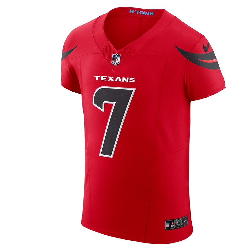 Men's Nike C.J. Stroud Red Houston Texans Alternate Vapor F.U.S.E. Elite Jersey