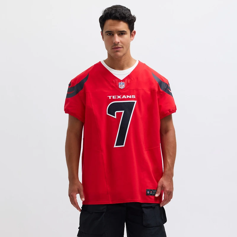 Maillot Nike C.J. Stroud Alternate Vapor F.U.S.E. Elite pour homme des Houston Texans rouge