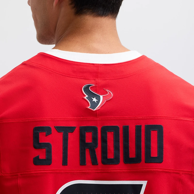 Maillot Nike C.J. Stroud Alternate Vapor F.U.S.E. Elite pour homme des Houston Texans rouge