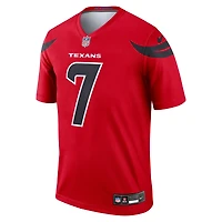 Haut Nike C.J. Stroud rouge pour homme, joueur légendaire des Houston Texans