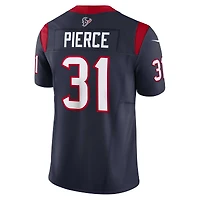 Men's Nike Dameon Pierce Navy Houston Texans Vapor F.U.S.E. Limited Jersey