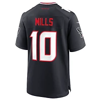 Men's Nike Davis Mills  Navy Houston Texans Team Game Jersey