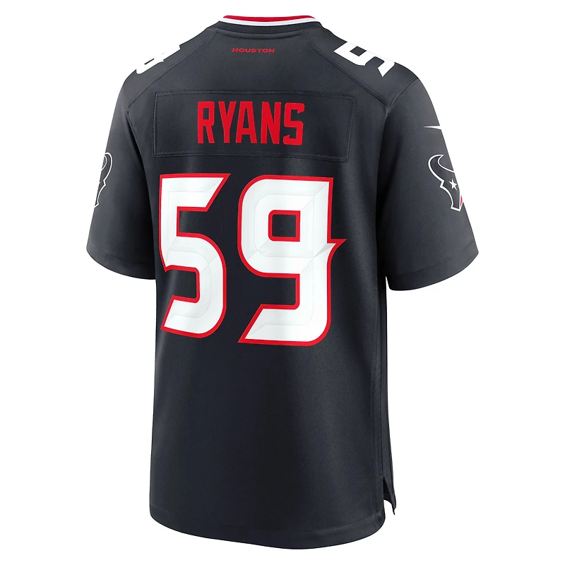 Men's Nike DeMeco Ryans Navy Houston Texans Team Retired Game Jersey