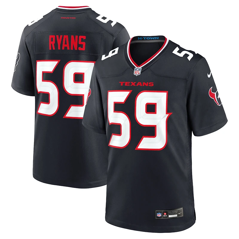 Men's Nike DeMeco Ryans Navy Houston Texans Team Retired Game Jersey