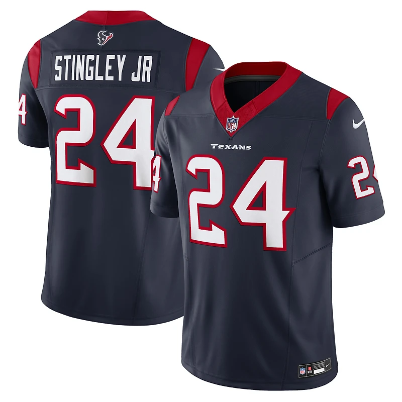 Nike Derek Stingley Jr. pour hommes, bleu marine, Houston Texans Vapor F.U.S.E. Maillot limité