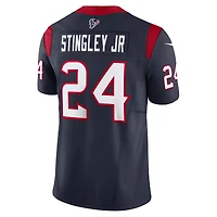 Nike Derek Stingley Jr. pour hommes, bleu marine, Houston Texans Vapor F.U.S.E. Maillot limité