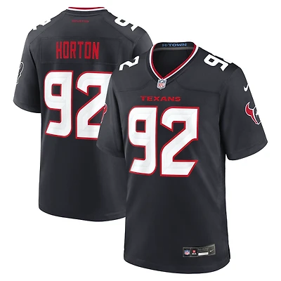 Maillot Nike Dylan Horton bleu marine pour homme des Houston Texans
