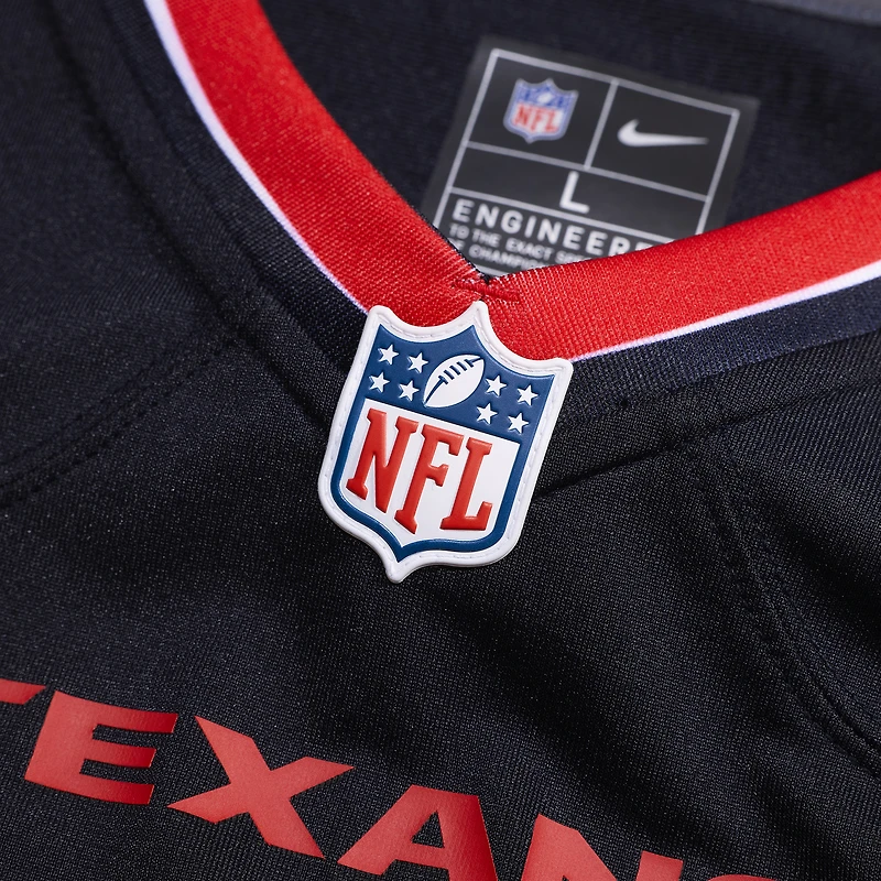 Men's Nike Ed Ingram  Navy Houston Texans Team Game Jersey
