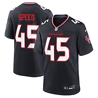 Men's Nike E.J. Speed  Navy Houston Texans Team Game Jersey