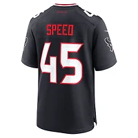 Men's Nike E.J. Speed  Navy Houston Texans Team Game Jersey