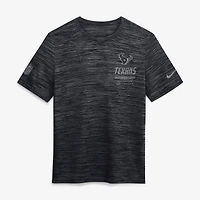 Men's Nike Gray Houston Texans Sideline Double Covered Dri-FIT Velocity T-Shirt