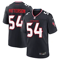 Men's Nike Jarrett Patterson  Navy Houston Texans Team Game Jersey