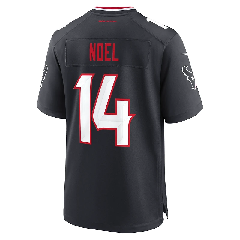 Men's Nike Jaylin Noel Navy Houston Texans Team Game Jersey