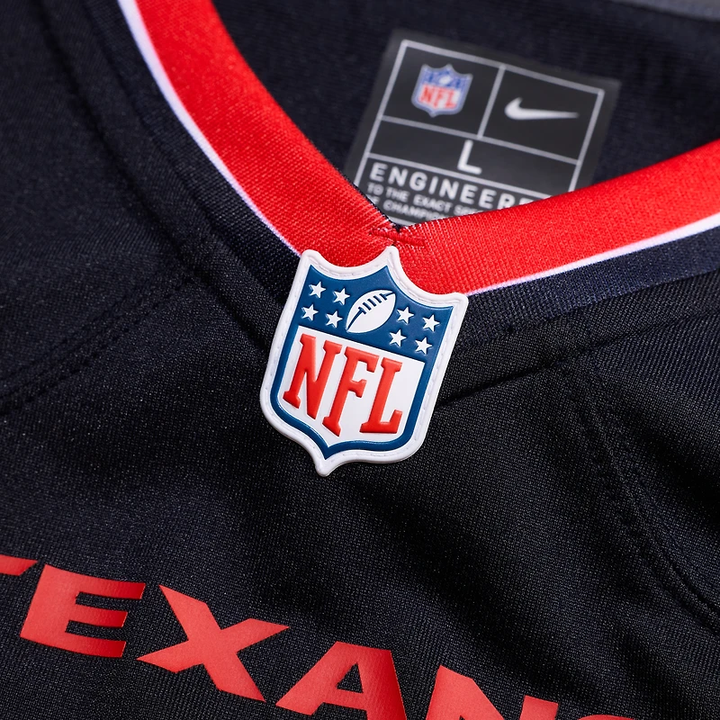 Maillot Nike Jaylin Smith bleu marine pour homme des Houston Texans