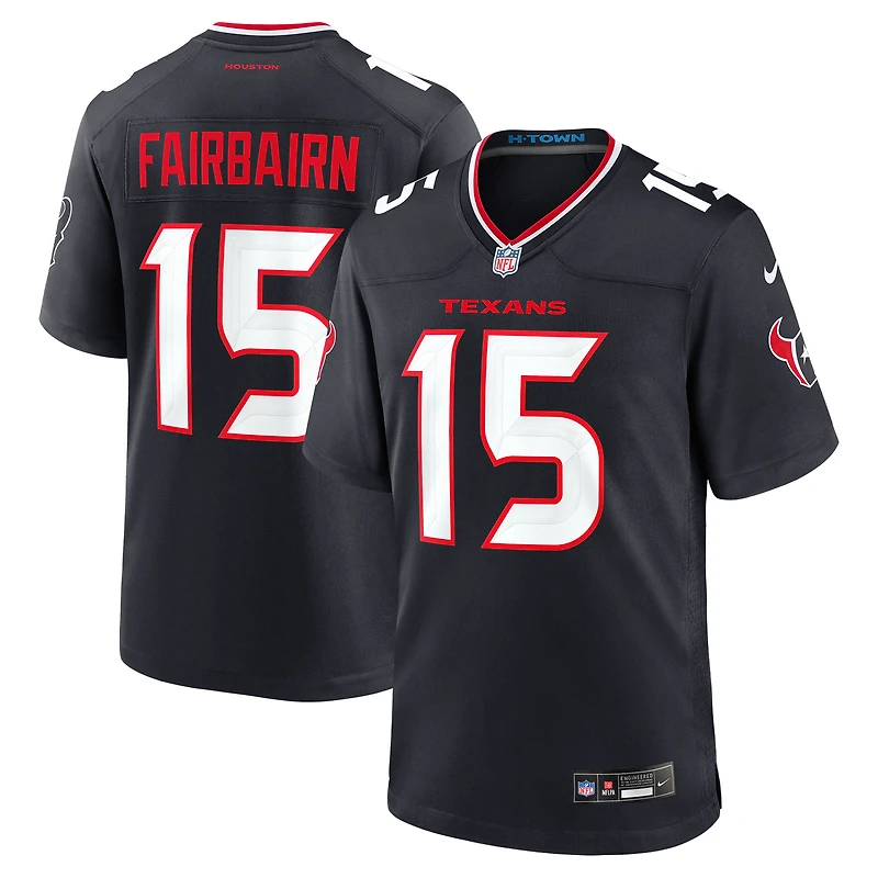 Maillot de match Nike Ka'imi Fairbairn bleu marine pour homme des Houston Texans