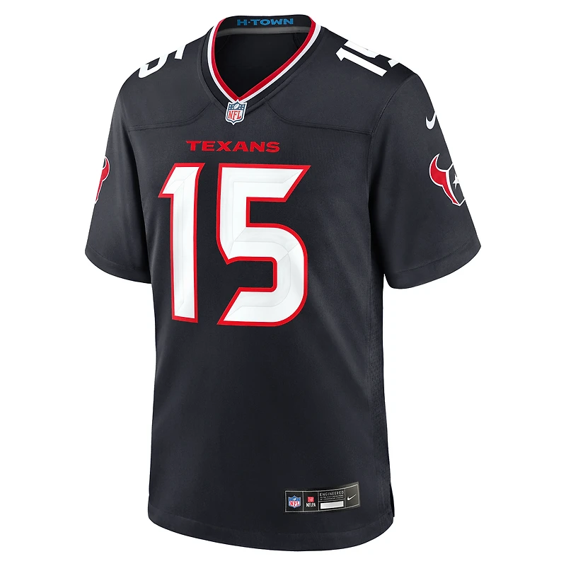 Maillot de match Nike Ka'imi Fairbairn bleu marine pour homme des Houston Texans