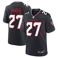 Men's Nike Kamari Ramsey Navy Houston Texans Team Game Jersey