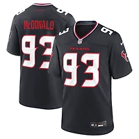 Men's Nike Kayden McDonald Navy Houston Texans Team Game Jersey