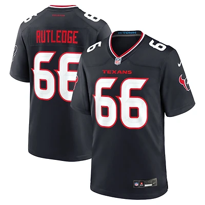 Men's Nike Keylan Rutledge Navy Houston Texans 2026 NFL Draft First Round Pick No. 26 Team Game Jersey