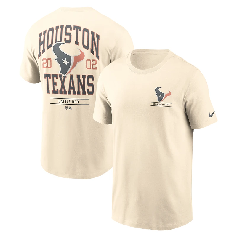 Men's Nike Natural Houston Texans Freestyle Essential T-Shirt
