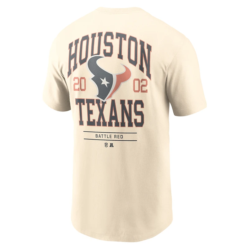 Men's Nike Natural Houston Texans Freestyle Essential T-Shirt