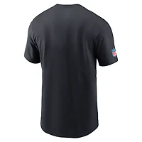 T-shirt Nike bleu marine pour homme, Houston Texans Alt Pack, conversion sur le terrain