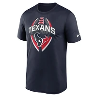 Men's Nike Navy Houston Texans Big & Tall Primetime Legend Icon Performance T-Shirt