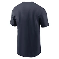 Men's Nike  Navy Houston Texans Fan Gear Primary Logo T-Shirt