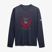 Men's Nike Navy Houston Texans Legend Icon Dri-FIT Long Sleeve T-Shirt