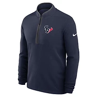 Men's Nike Navy Houston Texans Lightweight Victory Dri-FIT Half-Zip Pullover