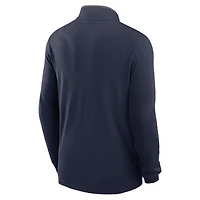 Men's Nike Navy Houston Texans Lightweight Victory Dri-FIT Half-Zip Pullover