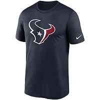 T-shirt Nike bleu marine Houston Texans Logo Essential Legend Performance pour homme
