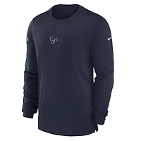Men's Nike  Navy Houston Texans Player Long Sleeve Performance T-Shirt
