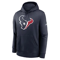 Sweat à capuche Nike pour hommes, bleu marine, Houston Texans Rewind Club