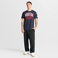 Men's Nike Navy Houston Texans Rewind Front and Back Hit Essential T-Shirt