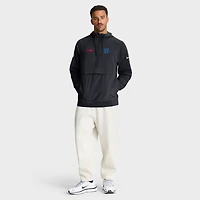 Men's Nike Navy Houston Texans Sideline Alt Pack Anorak Half-Zip Hoodie Jacket