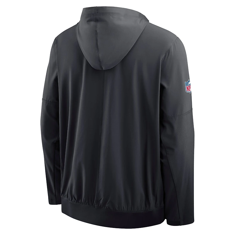 Men's Nike Navy Houston Texans Sideline Alt Pack Anorak Half-Zip Hoodie Jacket