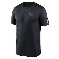 T-shirt Nike Dri-FIT bleu marine pour homme, Houston Texans, Sideline Alt Pack