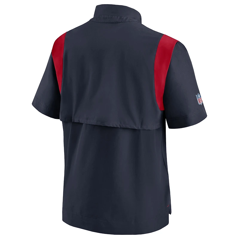 Haut à enfiler Chevron Lockup Nike Houston Texans Sideline Coaches pour homme - Bleu marine