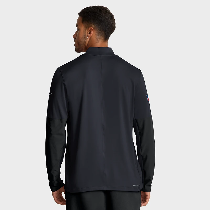 Men's Nike Navy Houston Texans Sideline Dri-FIT Half-Zip Pullover