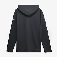Men's Nike Navy Houston Texans Sideline Dri-FIT Long Sleeve Hooded T-Shirt