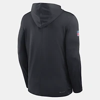 Men's Nike Navy Houston Texans Sideline Dri-FIT Long Sleeve Hooded T-Shirt