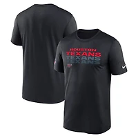 T-shirt Nike Dri-FIT bleu marine Houston Texans Sideline Legend pour homme