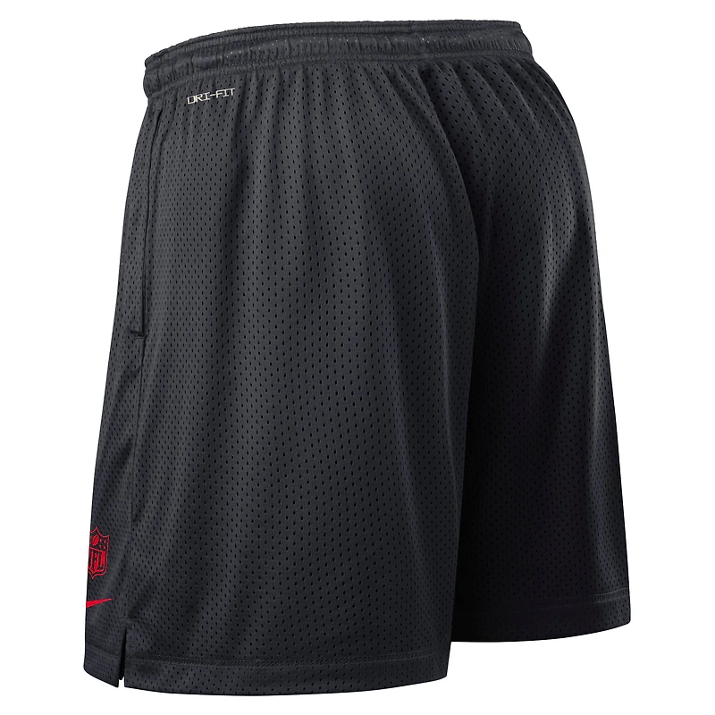 Men's Nike Navy Houston Texans Sideline Reversible Dri-FIT Shorts