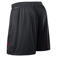 Short de sport réversible Nike bleu marine Houston Texans Sideline pour homme