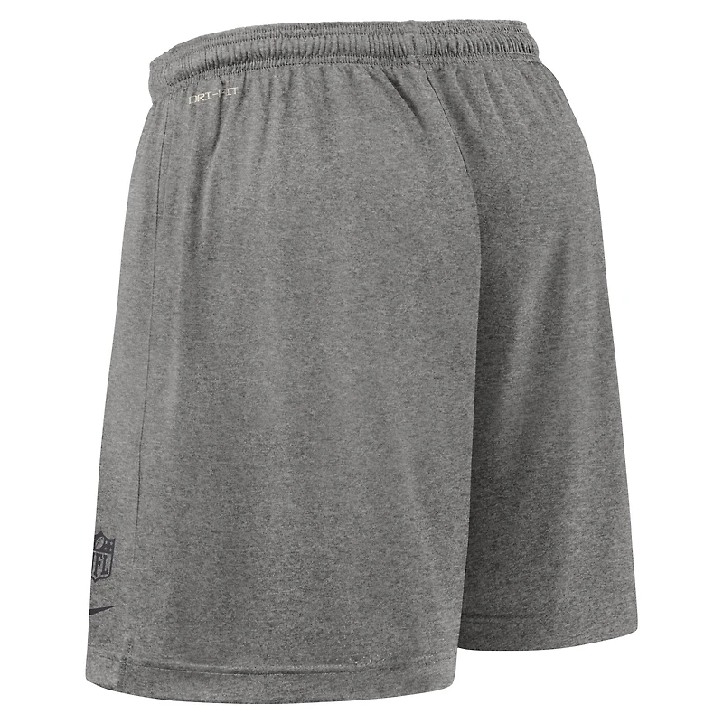 Short de sport réversible Nike bleu marine Houston Texans Sideline pour homme