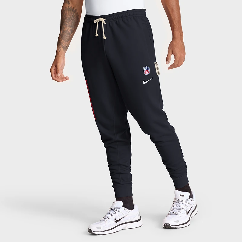 Pantalon fuselé Nike bleu marine Houston Texans Sideline Standard Issue Ground Game Dri-FIT pour homme