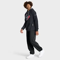 Sweat à capuche Nike bleu marine Houston Texans Sideline Standard Issue Initial Home Dri-FIT pour homme