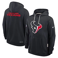 Sweat à capuche Nike bleu marine Houston Texans Sideline Standard Issue Initial Home Dri-FIT pour homme